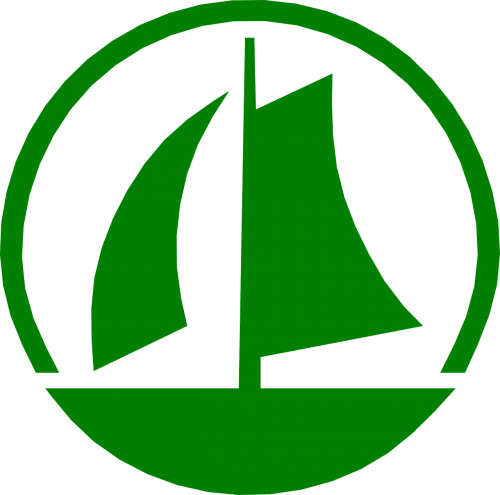 boat green silhouette