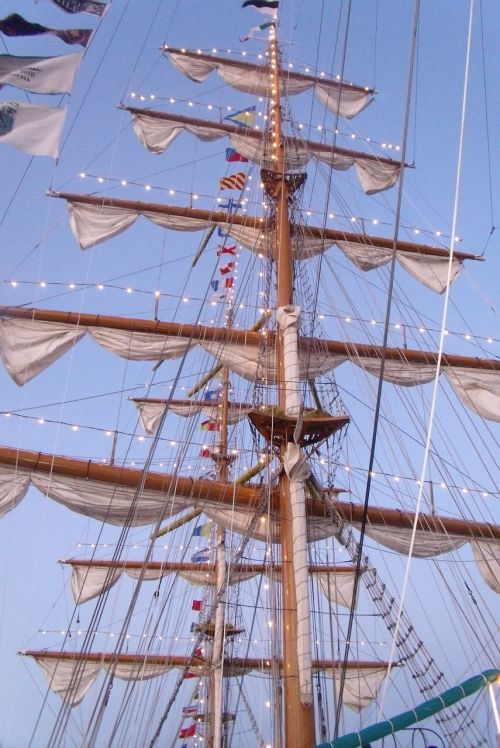 boat masts ship