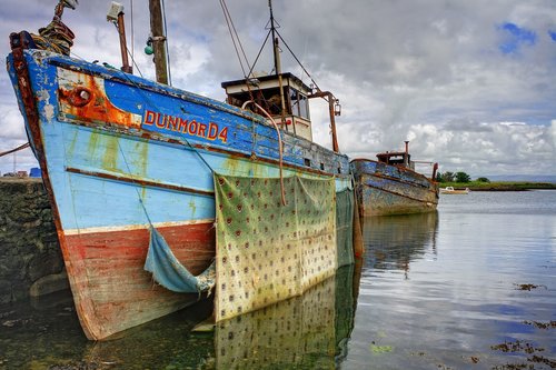 boat  sea  derelict