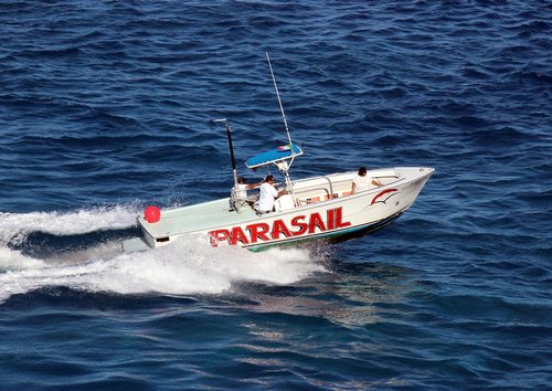 boat  parasailing  sea