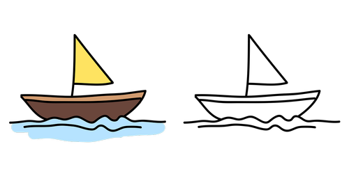 boat  doodle  sketch