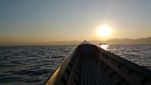 boat  lake  canoeing