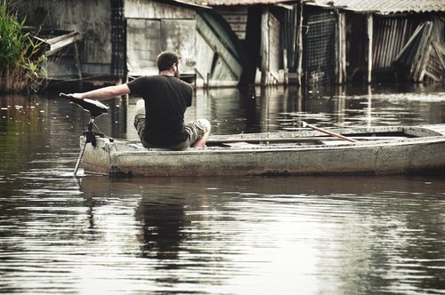 boat  fishing  bayou