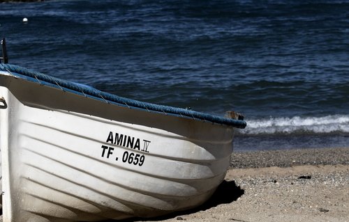 boat  sea  sand