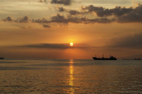 boat landscape ship