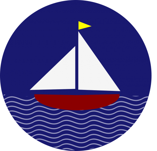 boat sailing flag