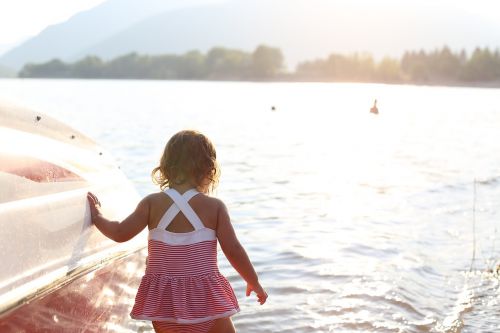 boat lake child