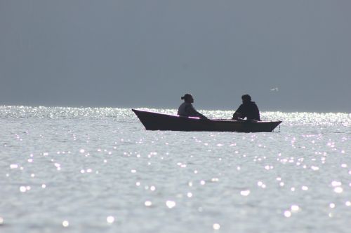 boat lake nature