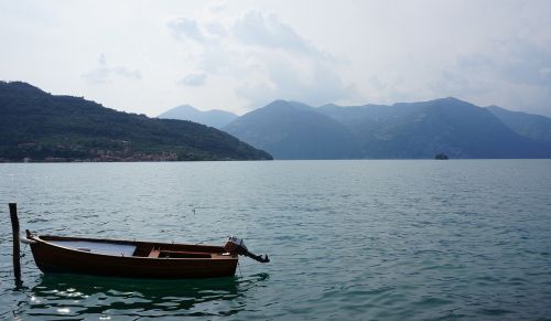 boat small boat lake