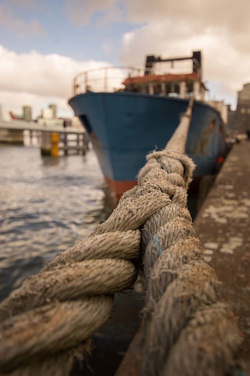 boat harbor rope