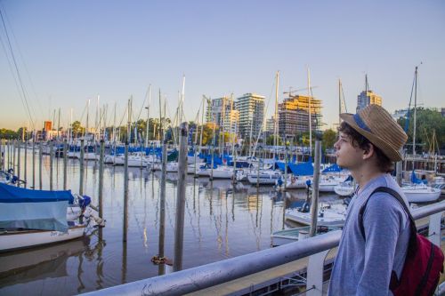 boat city landscape