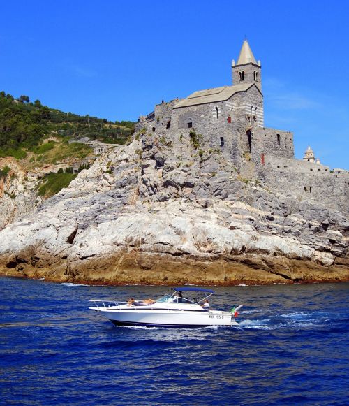 boat castle cliff