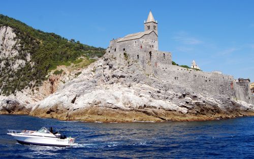 boat castle cliff