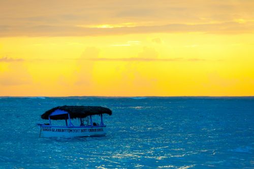 Boat At Sunrise