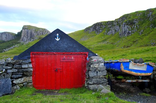 boat house  isle of skye  skye