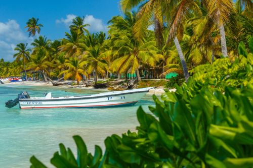 Boat In Caribbean