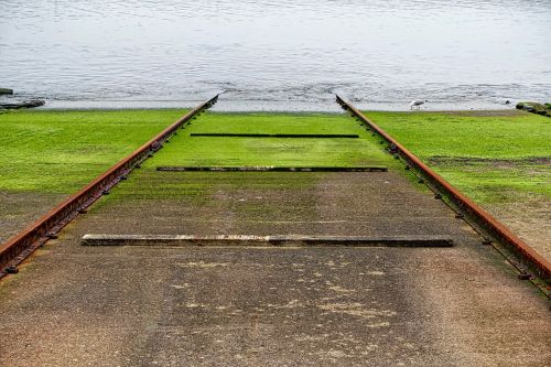boat ramp rail waterway