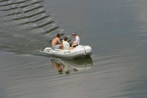 boat trip dinghy altmühl