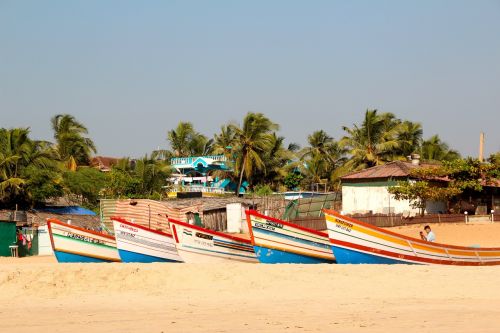 boats port colorful