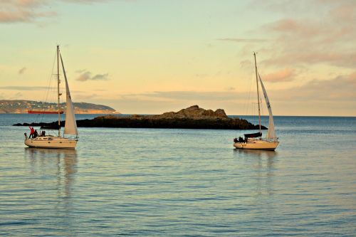 boats yachts evening