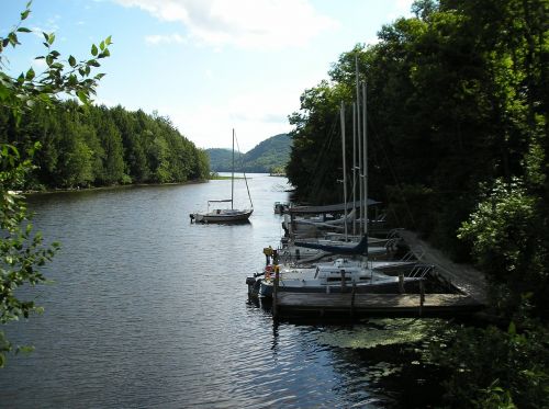 boats docks nature