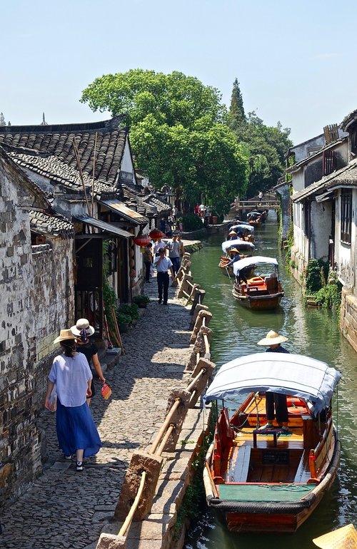 boats  china  canal