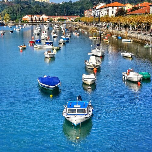 boats  fishing  sea