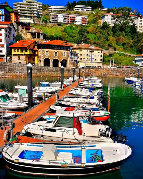 boats  fishing  landscape