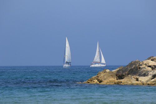 boats  sea  water