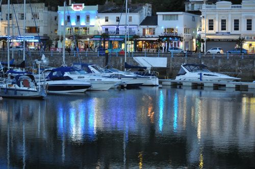 boats harbour evening