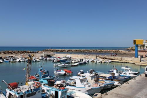 boats in the port the mediterranean sea sicily