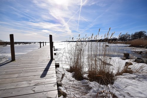 body of water  nature  winter