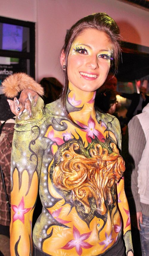 body painting painting magical