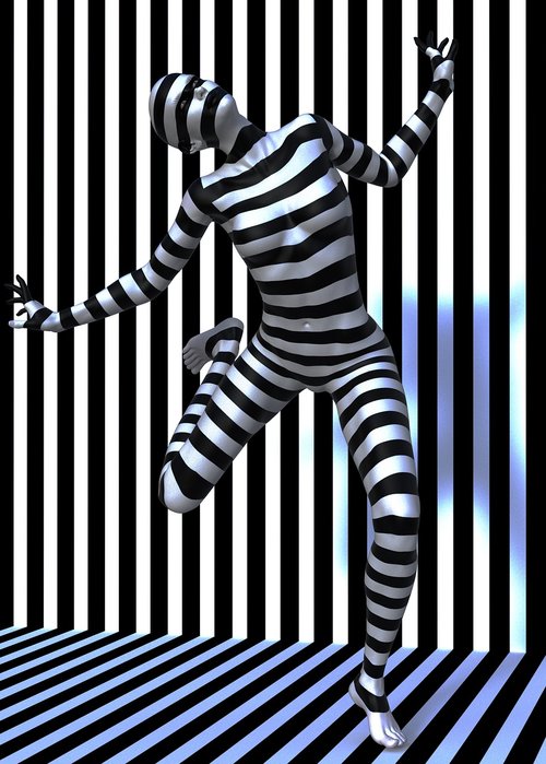 body painting  bodypaint  striped