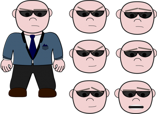 bodyguard henchman cartoon