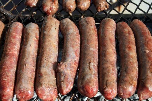 Boerewors Sausages On The Grid