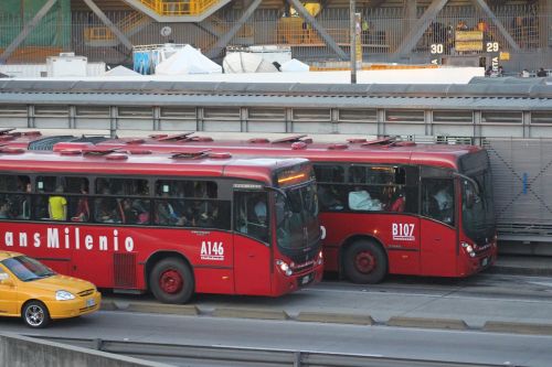bogota transmilenio buses