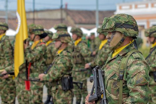 bogota  colombia  soldier