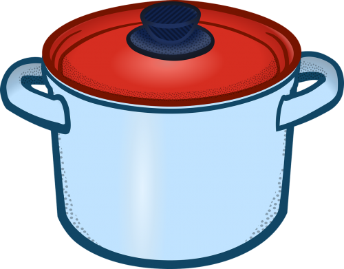 boiling kitchen pan