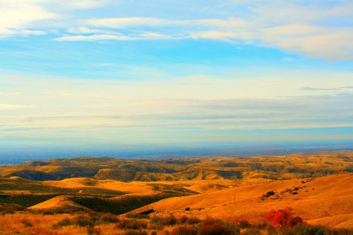 boise desert blue sky