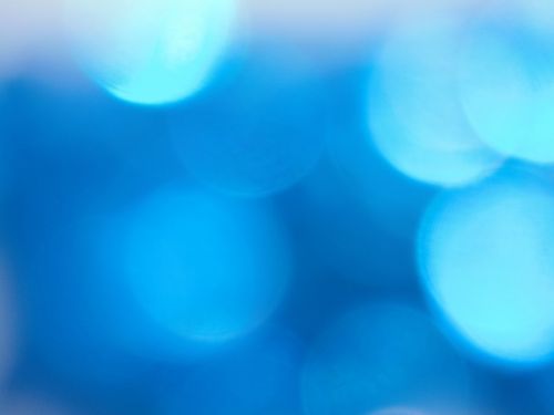 bokeh background blue