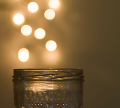 bokeh glass light