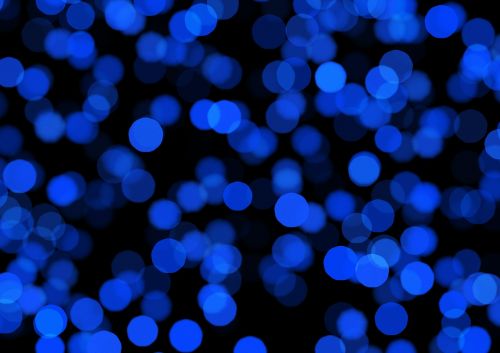 bokeh out of focus blue