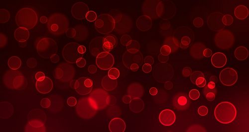 bokeh background red