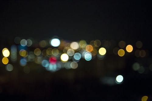 bokeh night lights