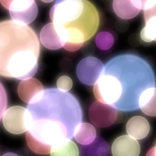 bokeh lights bubbles