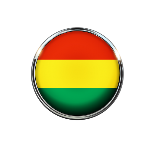 bolivia flag circle