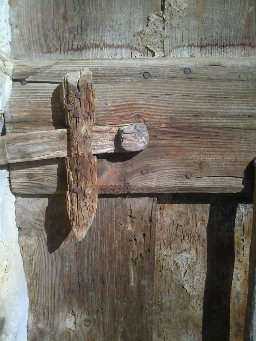 bolt door wooden