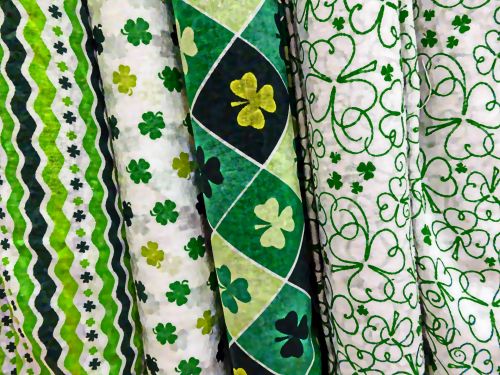 Bolts Of St. Patrick&#039;s Day Fabric