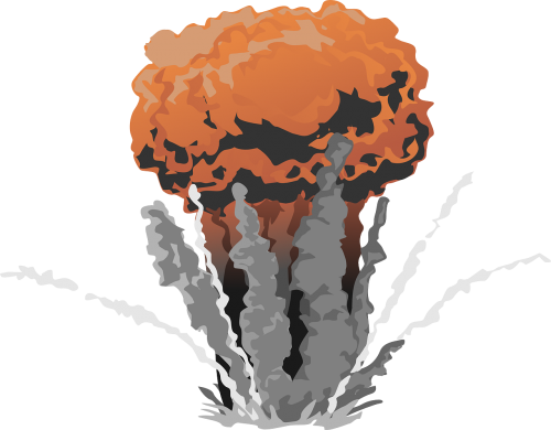bomb explosion war
